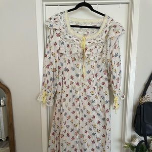 DÔEN Lucretia Dress - Fleurs de Jonquille -XL 12
